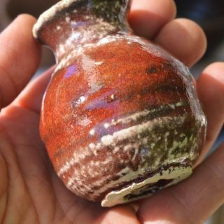 #vázička na malé kytičky, větvičky, kdoulí květ, hloh a tak. 6.5 cm...